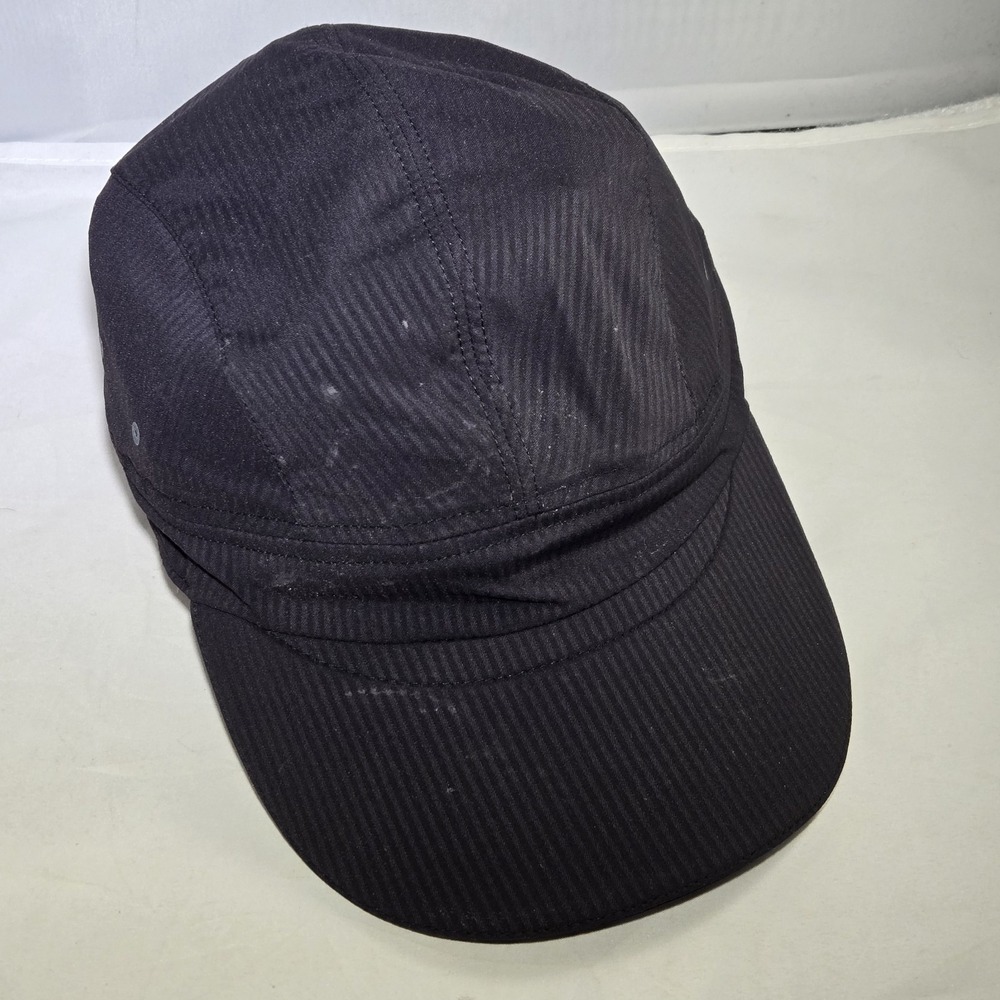 Lululemon Hat Cap Strap Back Womens Black‎ Panel Hiking Running Outdoors Ladies